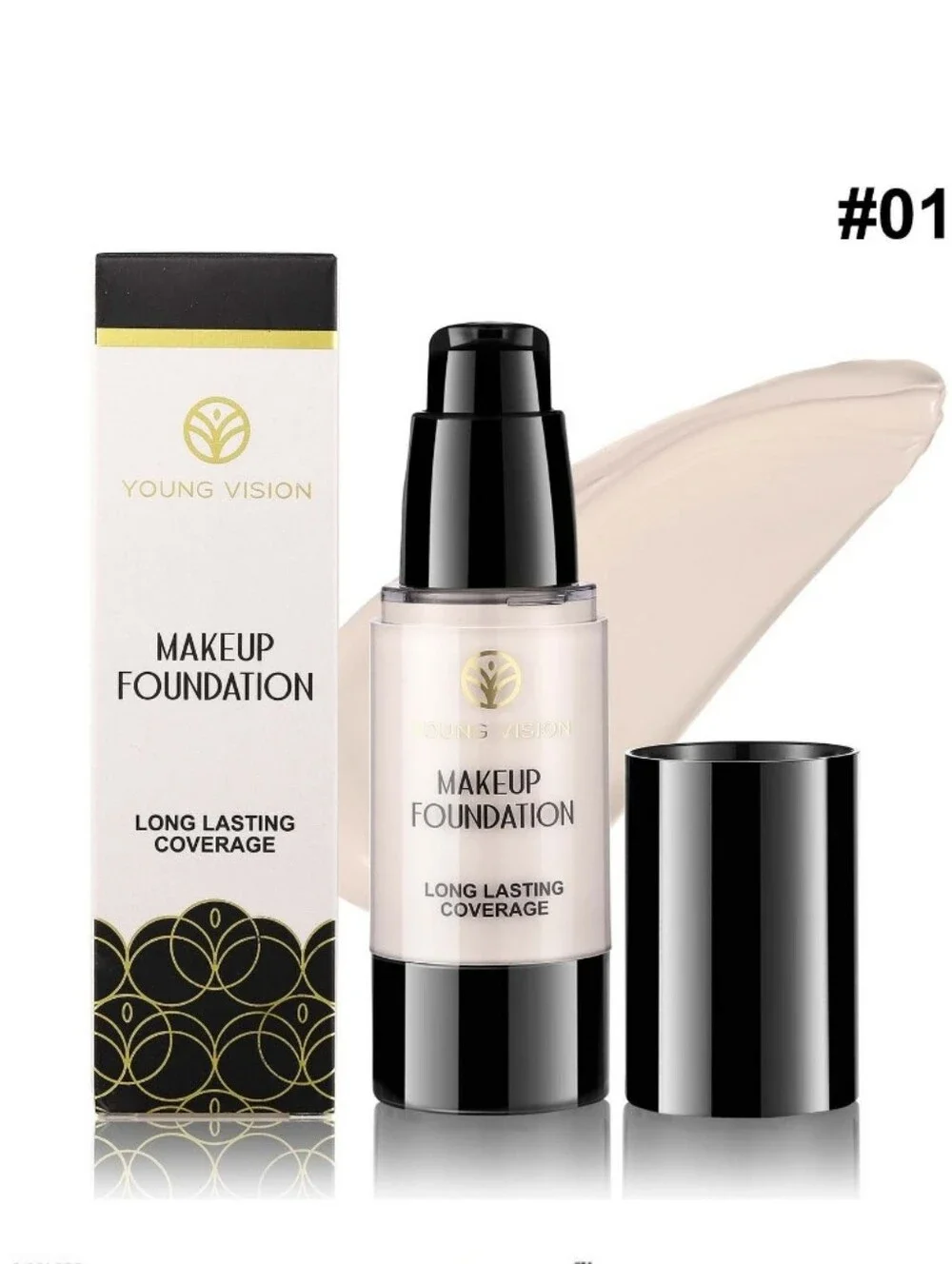 YOUNG VISION LONG LASTING Makeup Foundation -  (01)